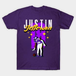 Justin Jefferson 18 - Minnesota Vikings T-Shirt